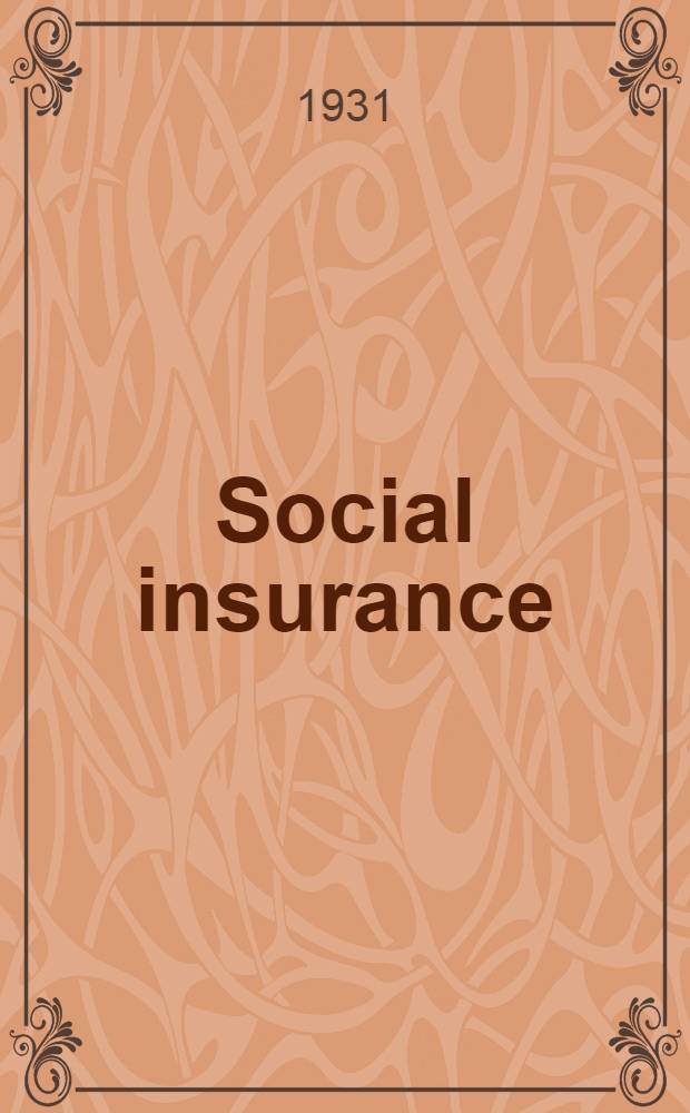 Social insurance