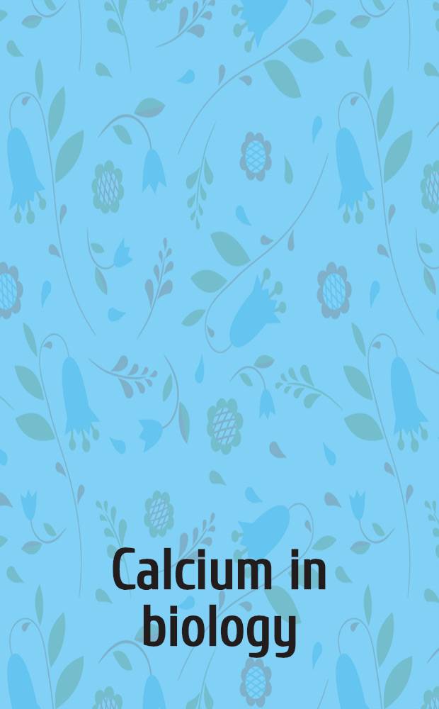 Calcium in biology