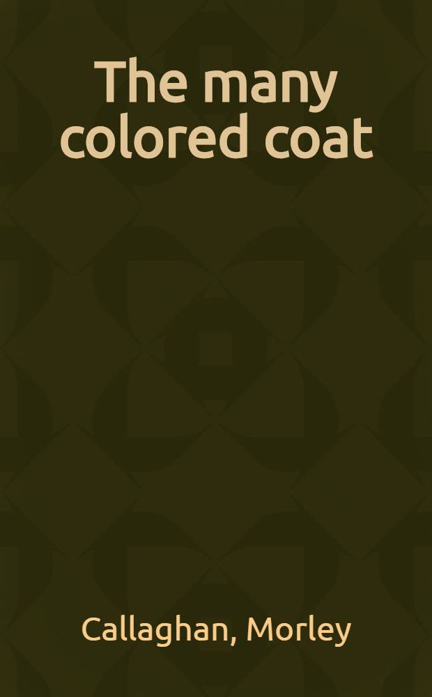 The many colored coat : A novel