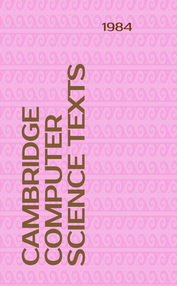 Cambridge computer science texts