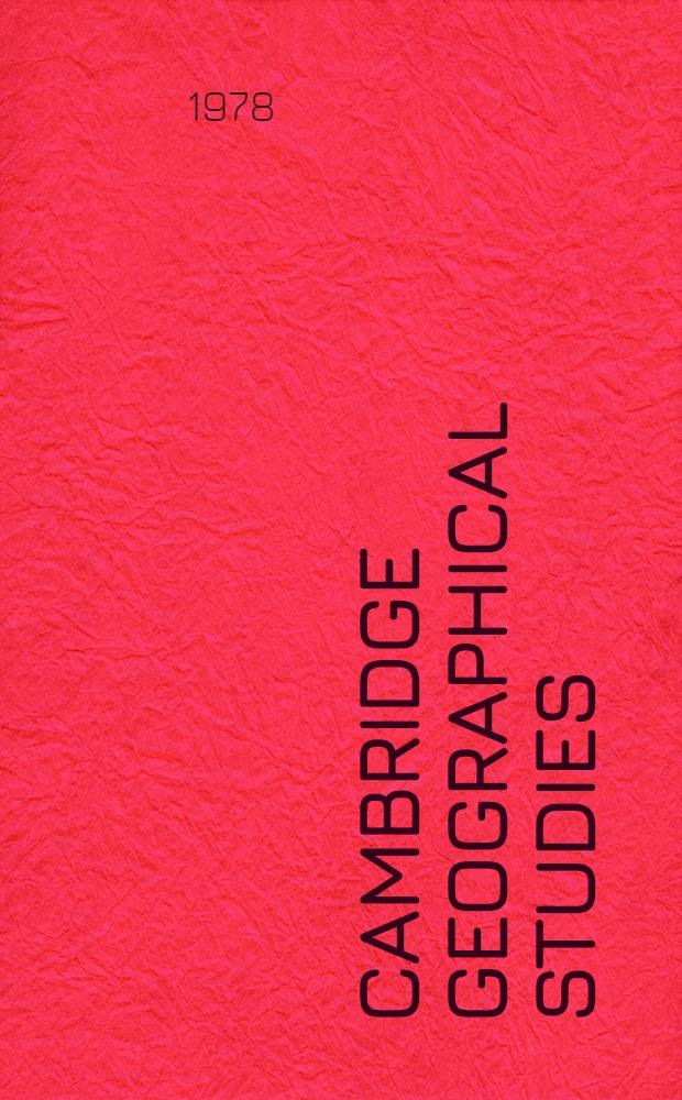 Cambridge geographical studies