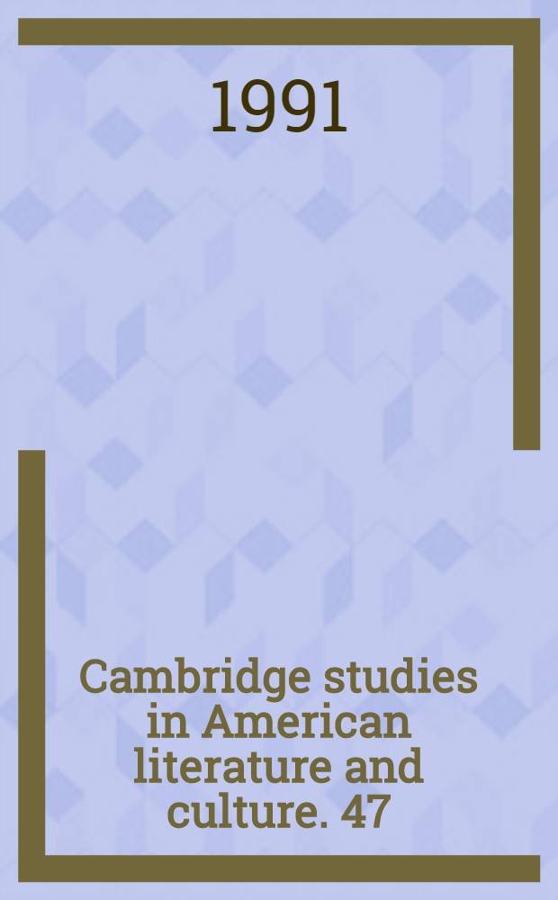 Cambridge studies in American literature and culture. [47] : Ezra Pound and Italian fascism