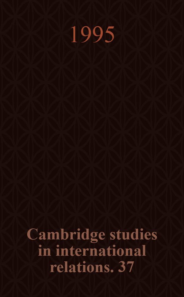 Cambridge studies in international relations. 37 : Simulating sovereignty