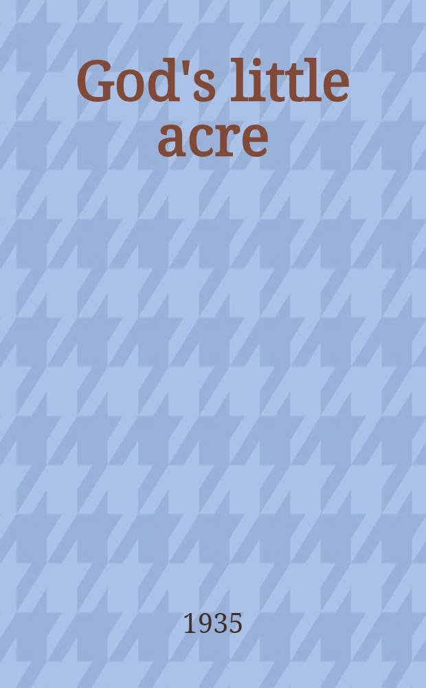 God's little acre