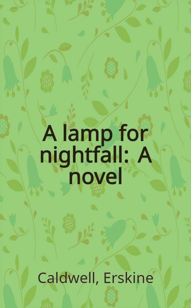 A lamp for nightfall : A novel