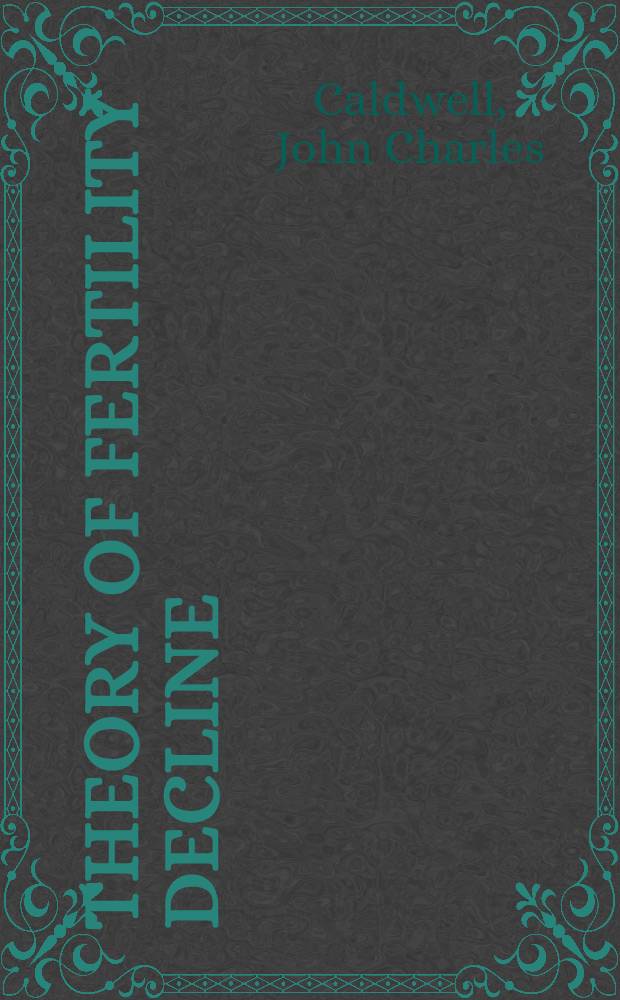Theory of fertility decline