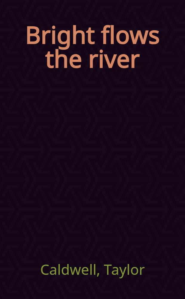 Bright flows the river : A novel