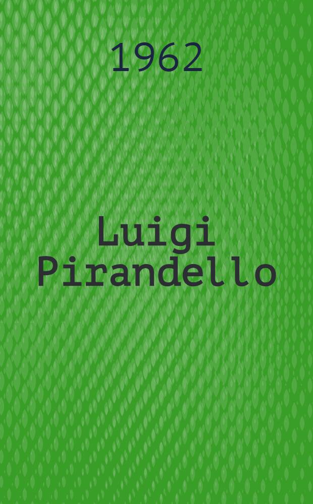 Luigi Pirandello