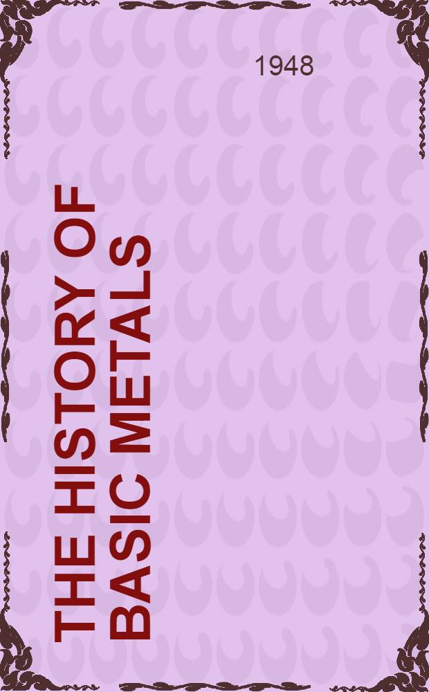 The History of basic metals : Price control in World War II