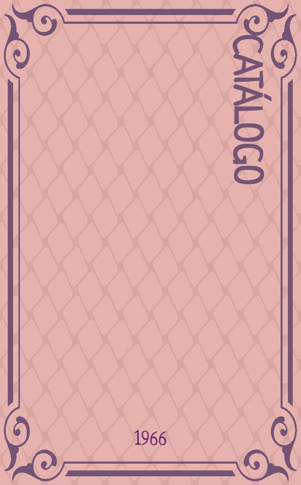 [Catálogo]