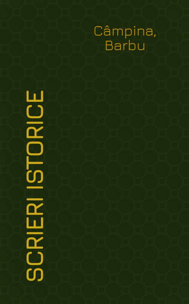 Scrieri istorice