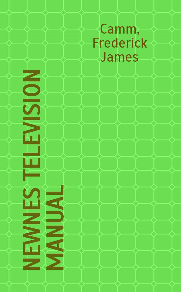 Newnes television manual