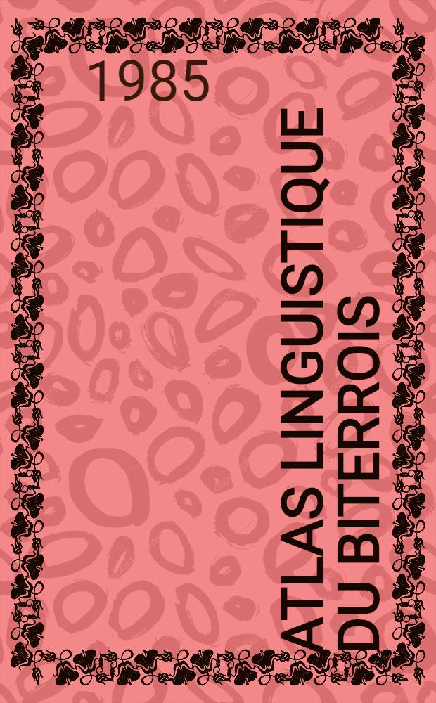 Atlas linguistique du biterrois