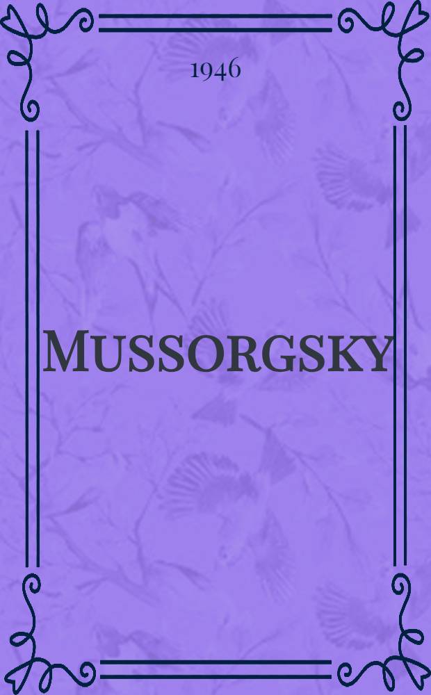 Mussorgsky