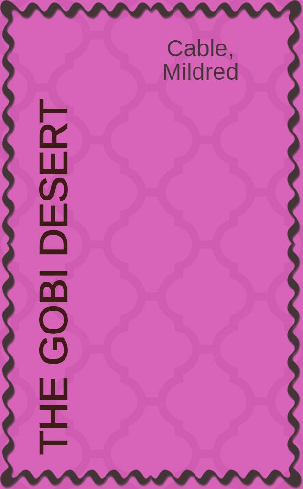 The Gobi desert