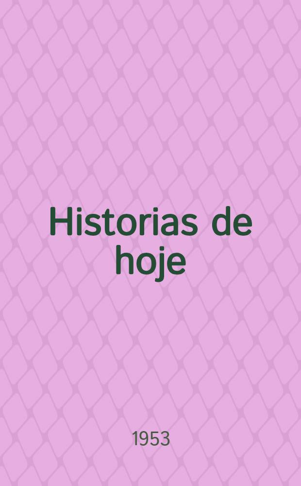 Historias de hoje