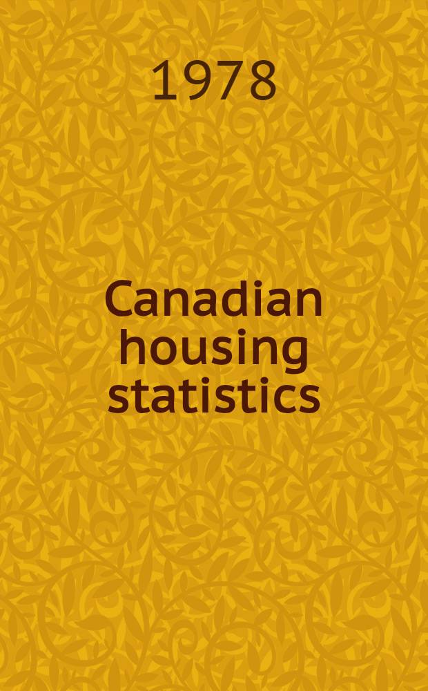 Canadian housing statistics