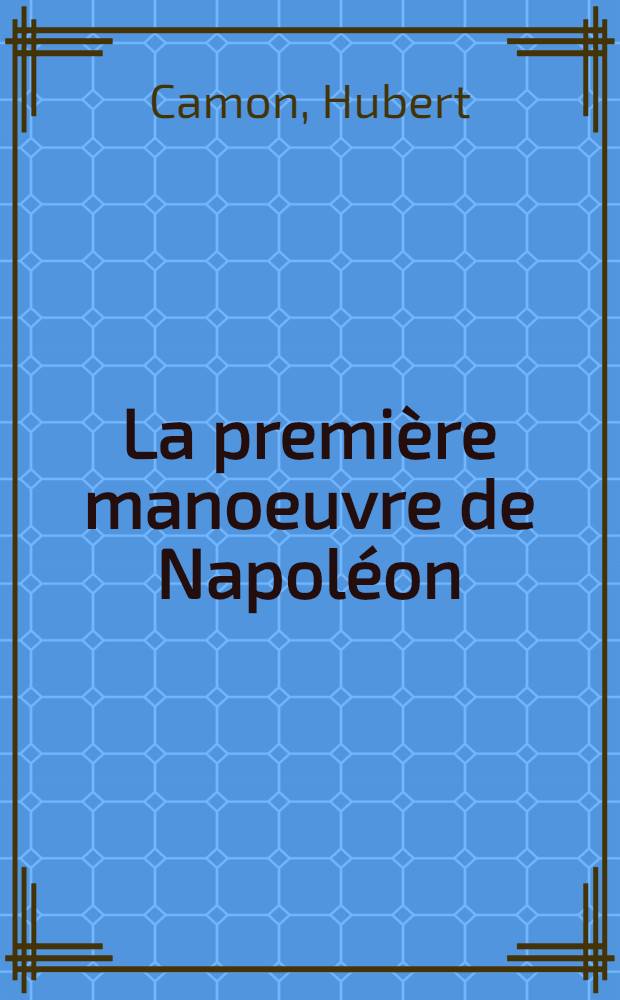... La première manoeuvre de Napoléon : Manoeuvre de Turin 12-28 avril 1796