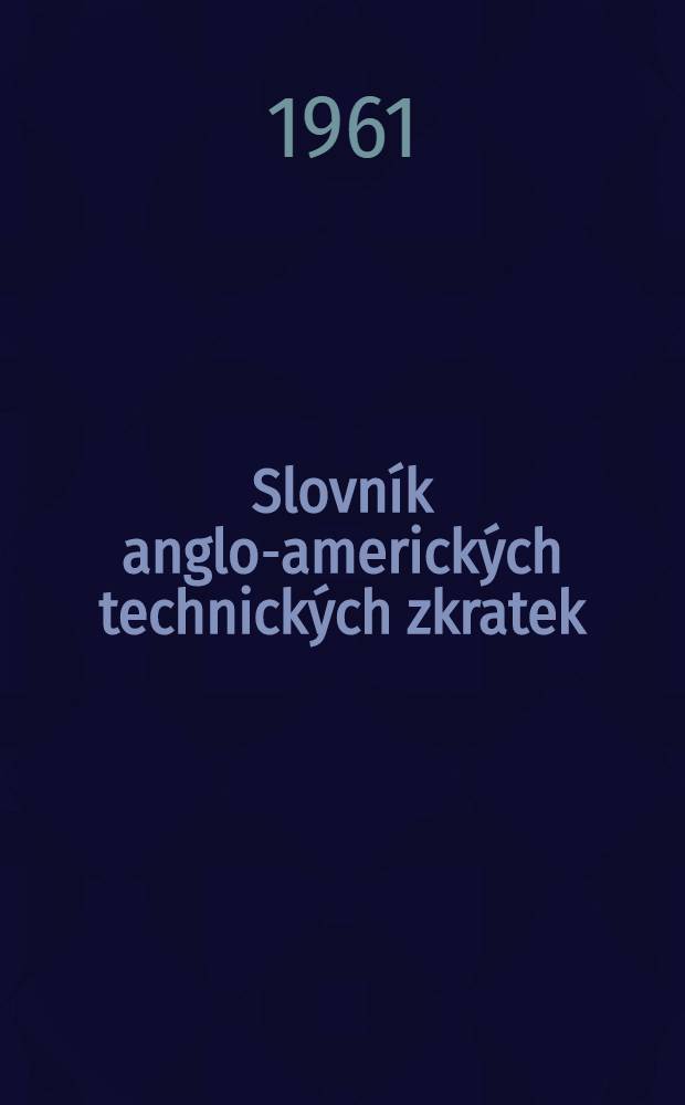 Slovník anglo-amerických technických zkratek