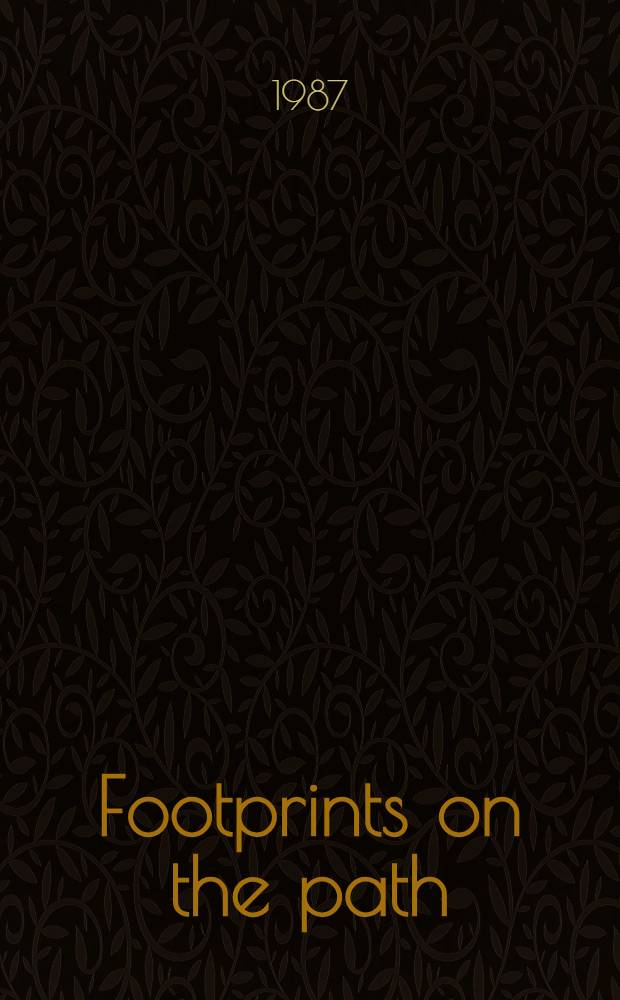 Footprints on the path : Poems