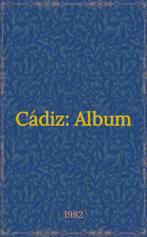 Cádiz : Album