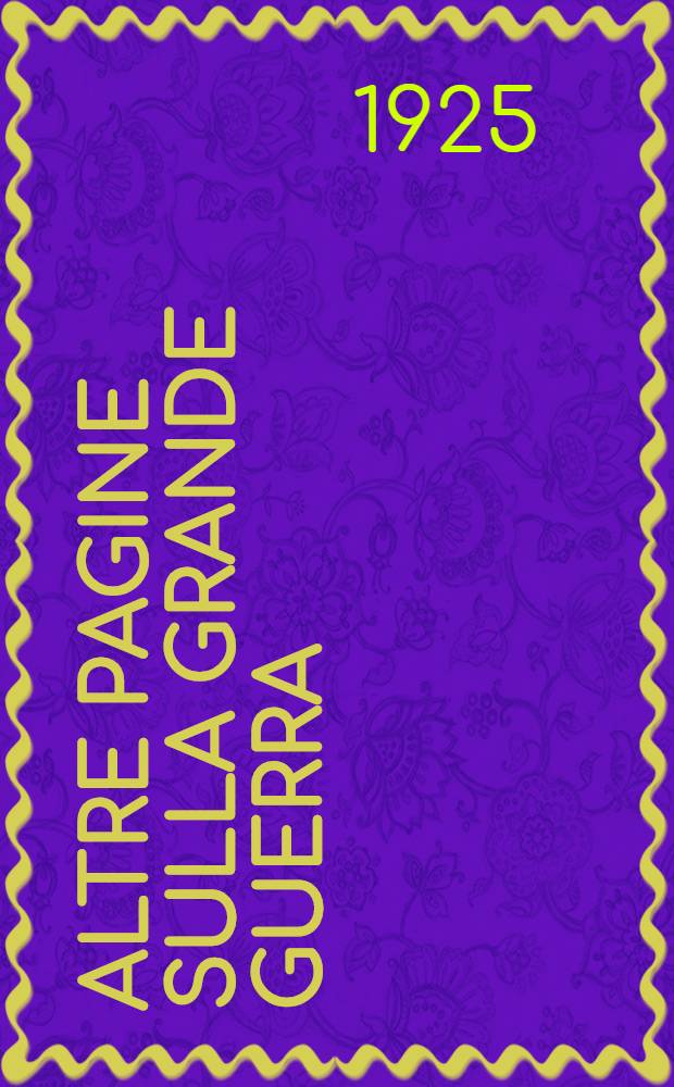 ... Altre pagine sulla grande guerra