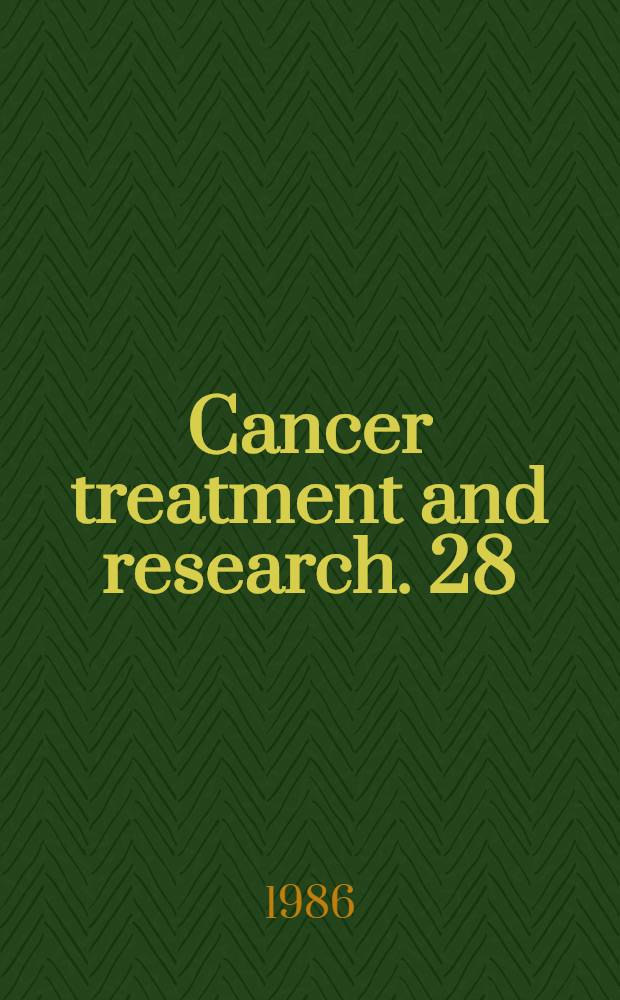 Cancer treatment and research. 28 : Lung cancer