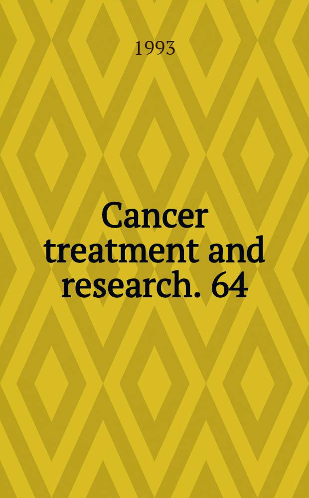 Cancer treatment and research. 64 : Leukemia