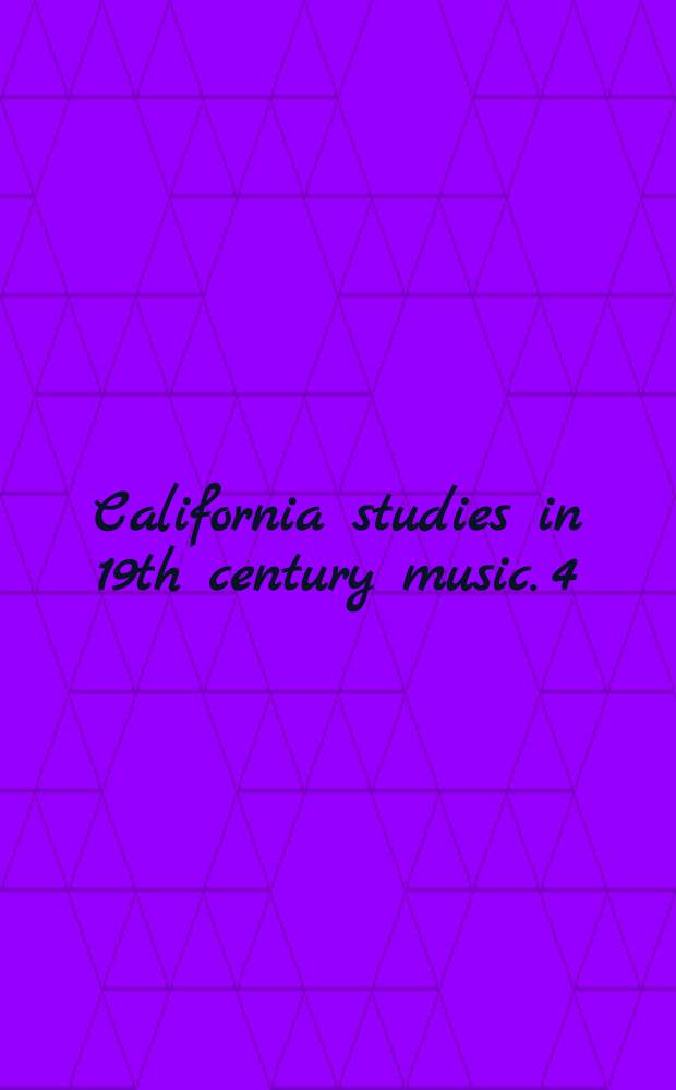 California studies in 19th century music. 4 : The Beethoven sketchbooks