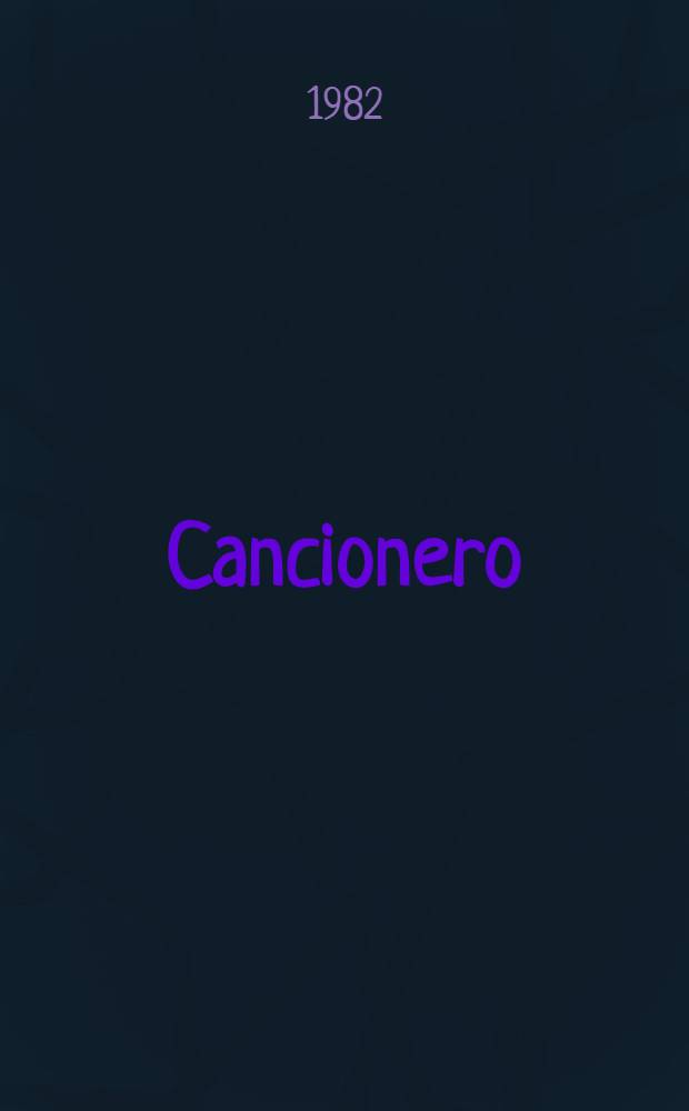Cancionero