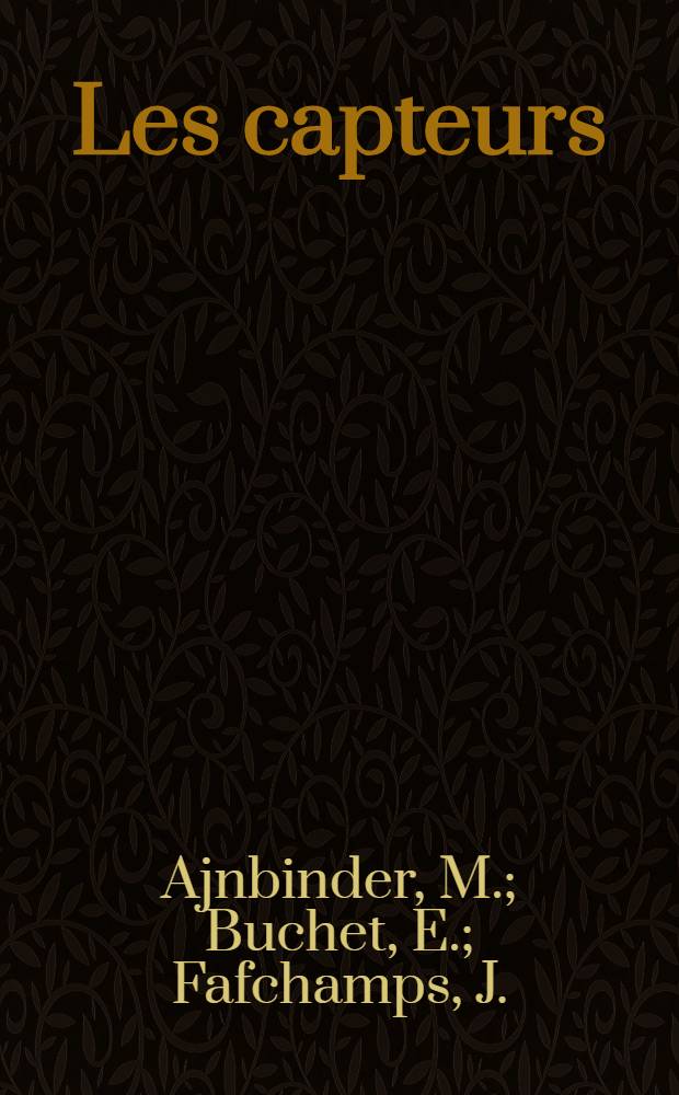 Les capteurs