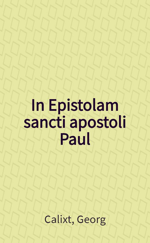 In Epistolam sancti apostoli Paul; ad Titum exposito litteralis ...