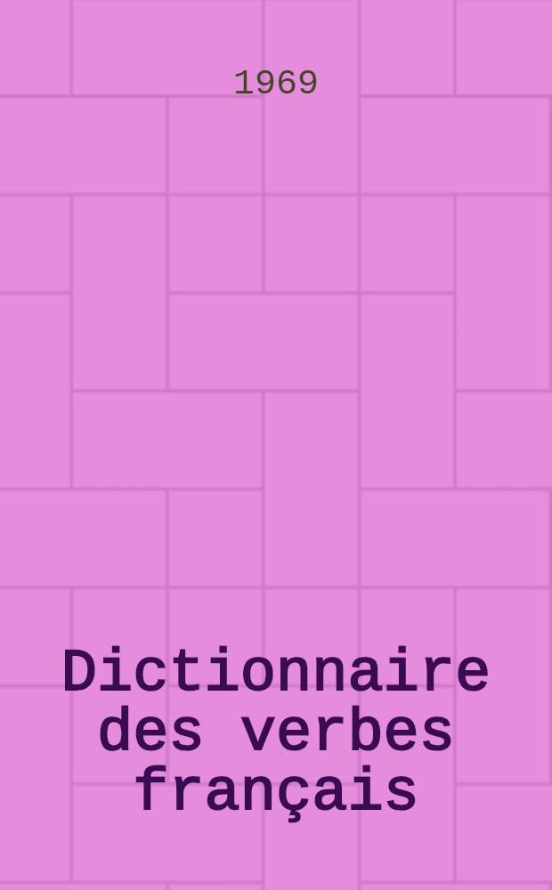 Dictionnaire des verbes français