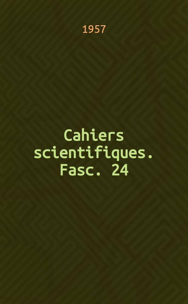 Cahiers scientifiques. Fasc. 24 : Cours de géométrie différentielle locale