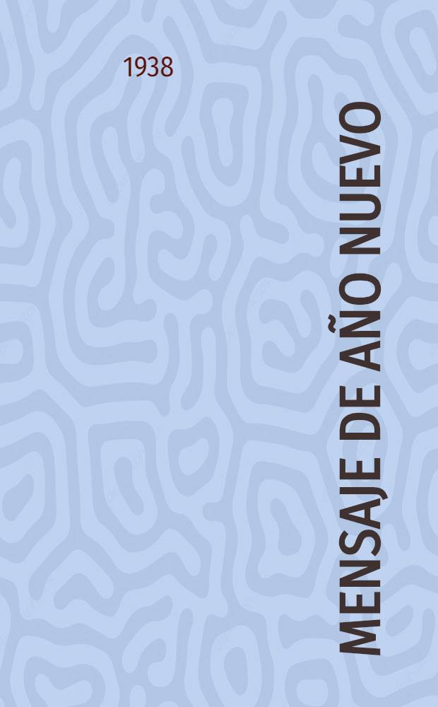 ... Mensaje de año nuevo