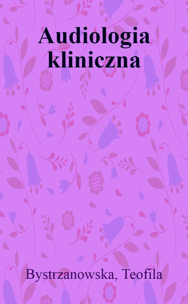 Audiologia kliniczna