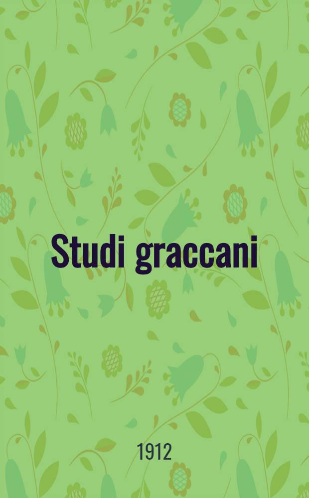 Studi graccani