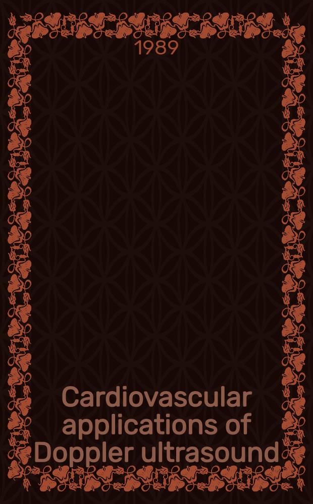 Cardiovascular applications of Doppler ultrasound