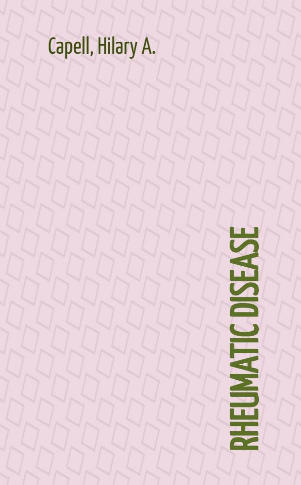 Rheumatic disease