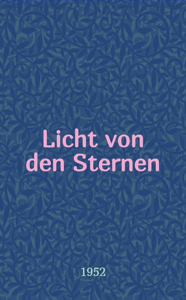 Licht von den Sternen