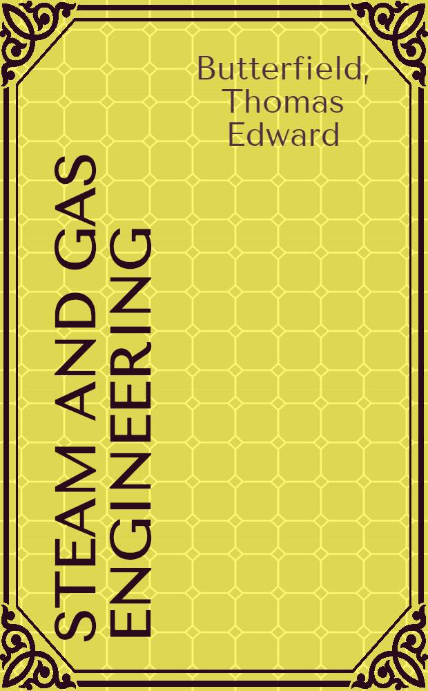 Steam and gas engineering
