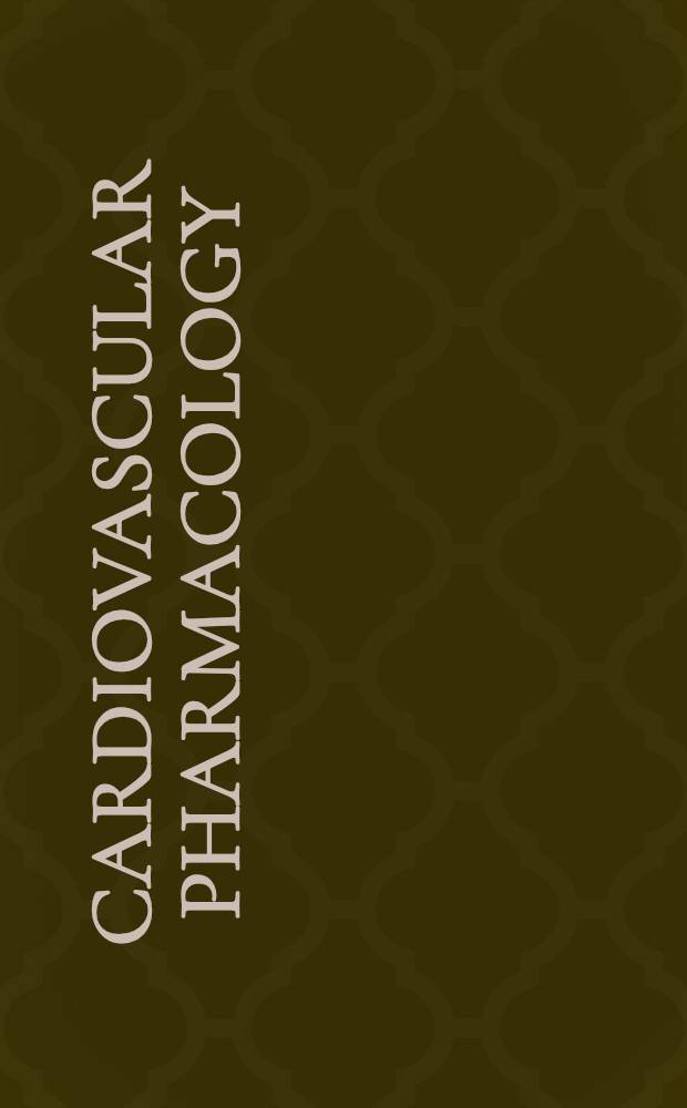 Cardiovascular pharmacology