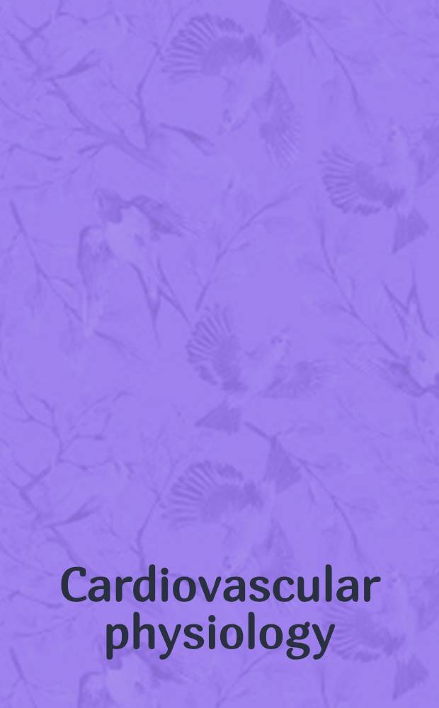 Cardiovascular physiology : Neural control mechanisms