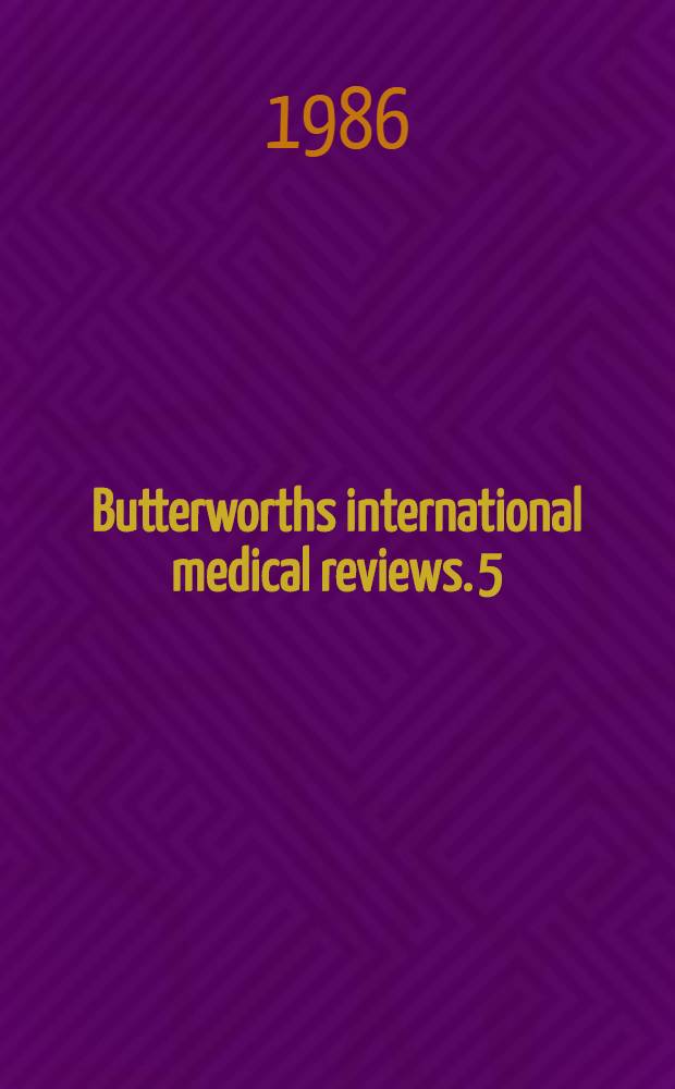 Butterworths international medical reviews. 5 : The epilepsies