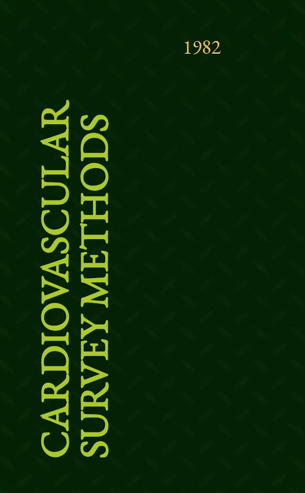 Cardiovascular survey methods