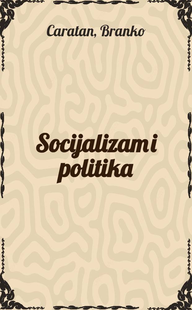 Socijalizam i politika