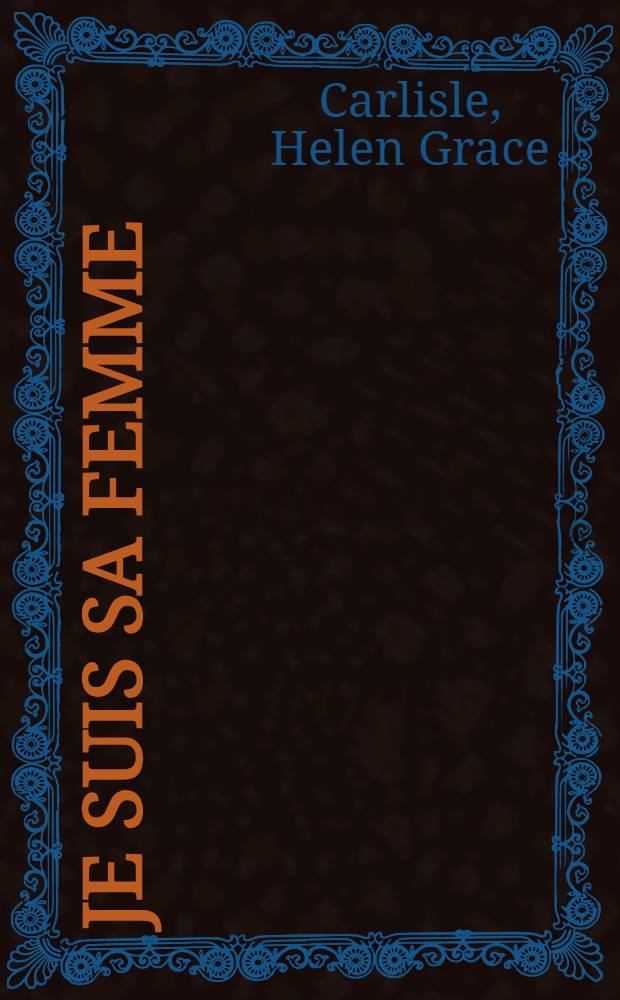 Je suis sa femme