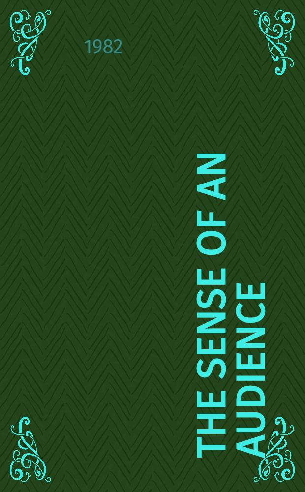 The sense of an audience : Dickens, Thackeray a. George Eliot at mid-century