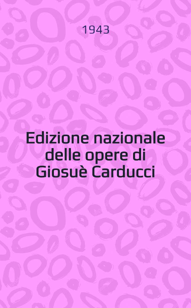 Edizione nazionale delle opere di Giosuè Carducci : Lettere. Vol. 7 : 1871-1872