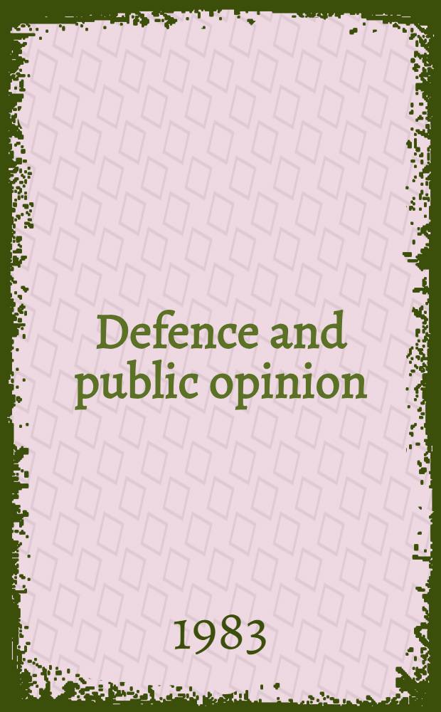 Defence and public opinion